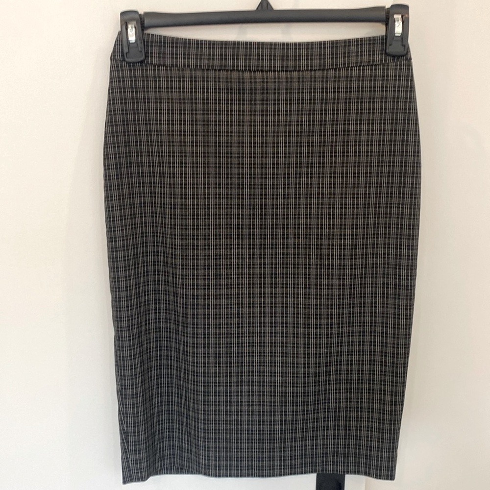 Ann Taylor Graphic Black & White Pencil Skirt NWT